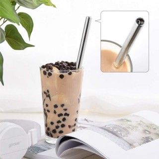 12mm Straight Stainless Steel Straw