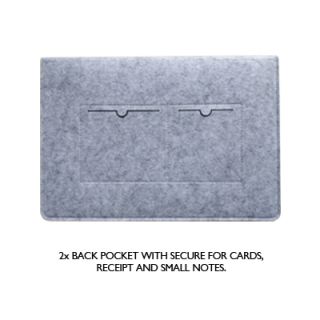 14" Wool Felt iPad Pouch