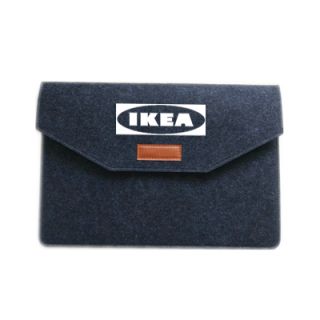 14" Wool Felt iPad Pouch