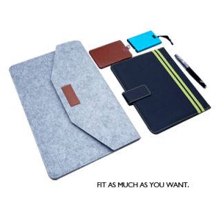 14" Wool Felt iPad Pouch