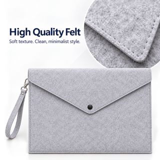 14" Felt iPad and Document Carry Folder