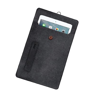 15.4" Felt Tablet Document Sleeve with Pen Holder