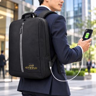 15.6" REFLECT 2 Way Laptop Backpack with External USB Port