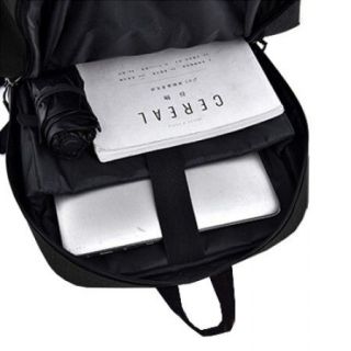15.6" Travel PU Laptop Backpack with USB Port