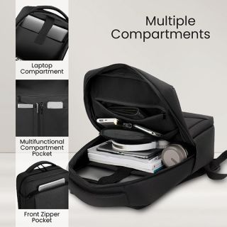 15.6" WOLLY Laptop Backpack with External USB Port
