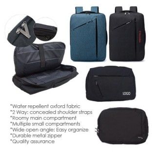 15.6" Armor Two Way Zipper Laptop Backpack