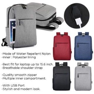15.6" KYLE Laptop Backpack with USB Port