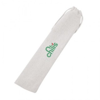 2-in-1 Stainless Steel Drinking Straw Canvas Set