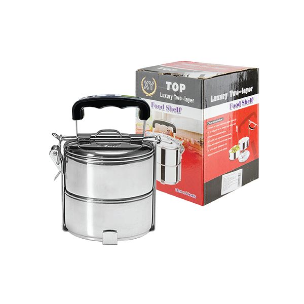 2 Tier Stainless Steel Tiffin Box Sticker Wrap - 14cm