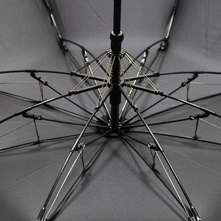23" Auto-Open Fiberglass 2 Fold Umbrella
