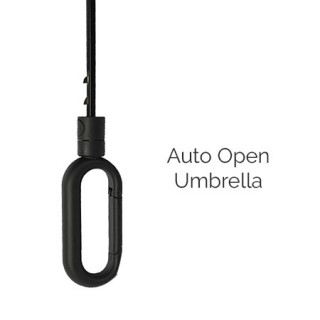 23" Auto-Open Fiberglass 2 Fold Umbrella