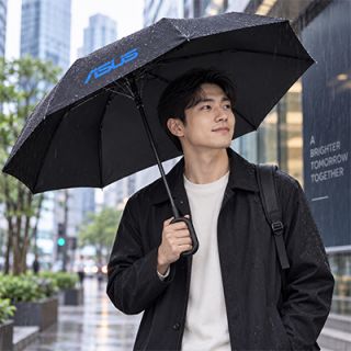 23" Fiberglass 2 Fold Umbrella