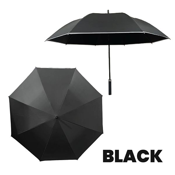 27" Auto-Open Inner Black Coated Reflective Strip Color Handle