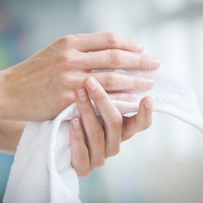 Pure Cotton Towel with Drawstring Pouch (740x340) - 100g