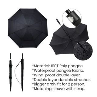 30'' Auto-Open Double Layer Golf Umbrella