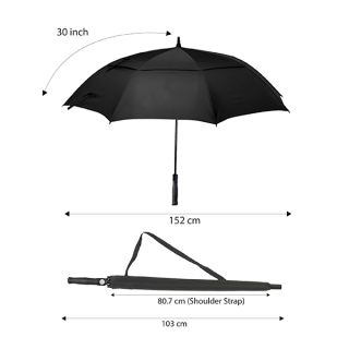 30'' Double Layer Golf Umbrella with ABS Handle