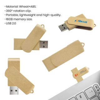 360 Swivel ECO USB Flash Drive - 16GB