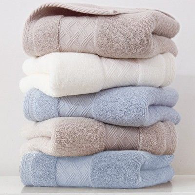 Pure Cotton Towel with Drawstring Pouch (740x340) - 100g