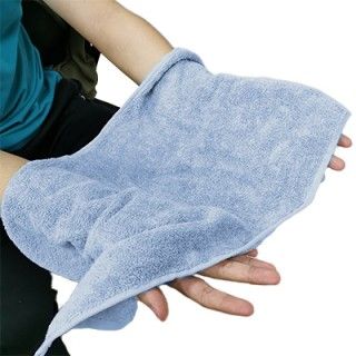 Pure Cotton Towel with Drawstring Pouch (740x340) - 100g