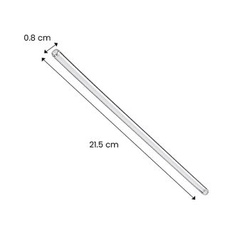 8mm Borosilicate Glass Straw