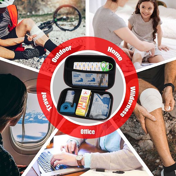9-in-1 MDA Cert FIRST Aid Hard Case Pouch