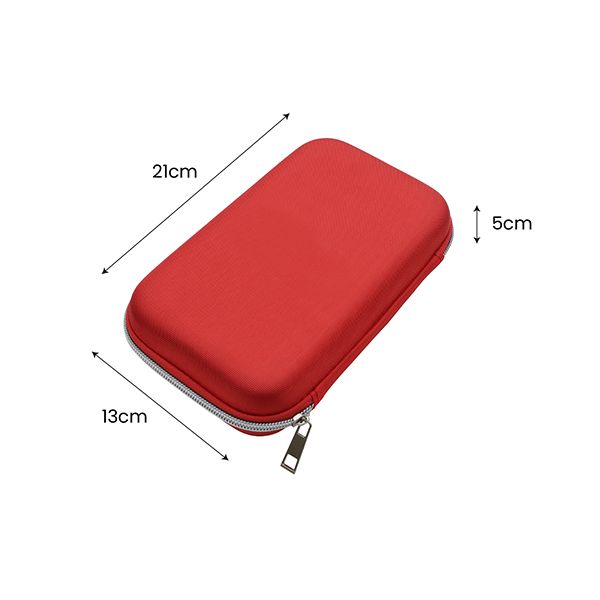 9-in-1 MDA Cert FIRST Aid Hard Case Pouch