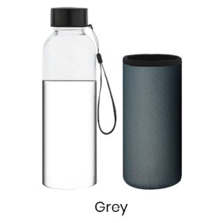 ARCANE Glass Bottle With Neoprene Pouch - 500ml