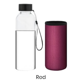 ARCANE Glass Bottle With Neoprene Pouch - 500ml