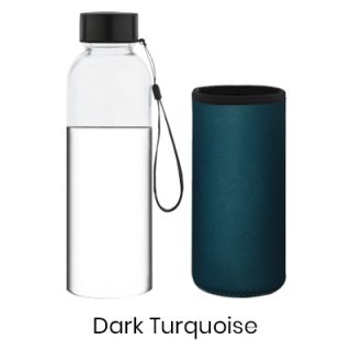 ARCANE Glass Bottle With Neoprene Pouch - 500ml