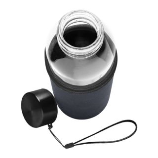 ARCANE Glass Bottle With Neoprene Pouch - 500ml