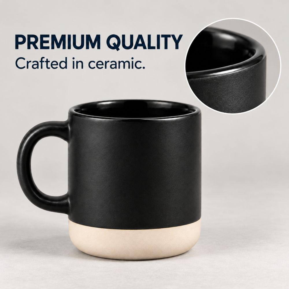 ART 2 Tone Ceramic Mug - 380ml