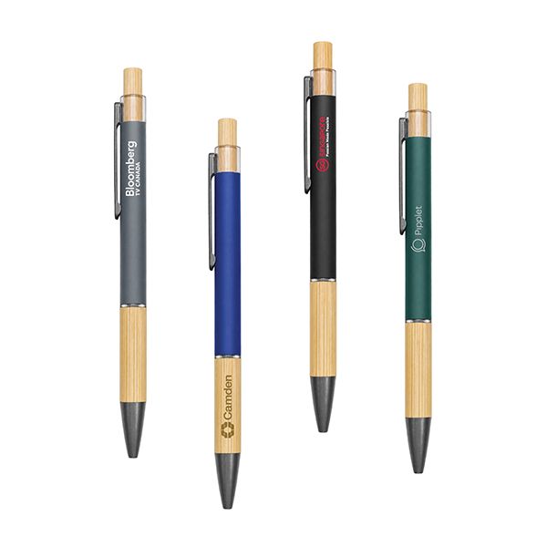 BAMBURO Press Action Aluminum Ball Pen