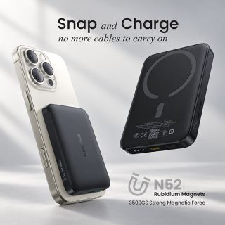 BASEUS EnerFill FM11 Ultra-Mini Magnetic Power Bank 22.5w - 10000mAh