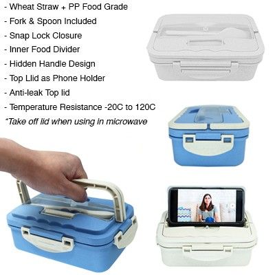 Bento Eco-Wheat Lunch Box - 1L