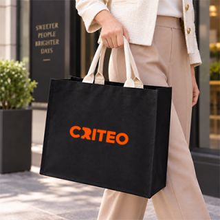 Black Laminated Canvas Bag - 10oz (350x400x150)