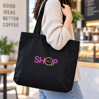 Black Promo Canvas Bag - 10oz (310x340x100)