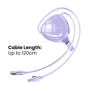 BLISS 3-in-1 Retractable USB Fast Charging Cable
