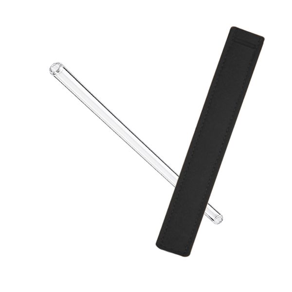 Borosilicate Glass Straw (8x215) with Straw Felt Pouch Set