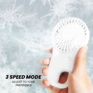 BUCKLE 3 Speed mini fan with Stand - 500mAh