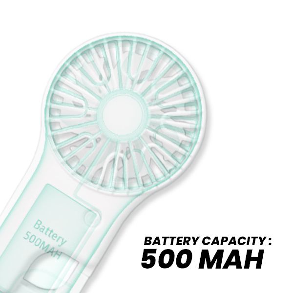 BUCKLE 3 Speed mini fan with Stand - 500mAh