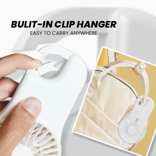 BUCKLE 3 Speed mini fan with Stand - 500mAh
