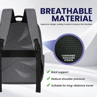 Business Laptop Backpack with External USB Port