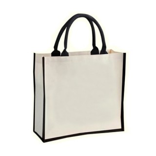 Colour Strip Laminated Canvas Bag - 10oz (350x400x150)