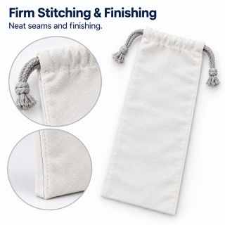 Canvas Drawstring Towel Bottle Pouch-L 8oz (330x150)