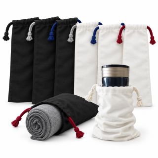 Canvas Drawstring Towel Bottle Pouch-L 8oz (330x150)