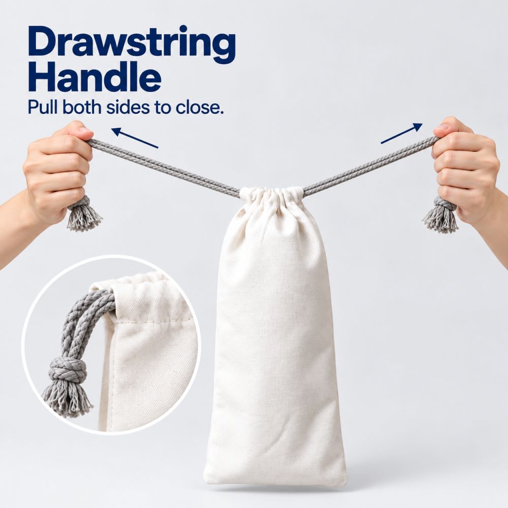 Canvas Drawstring Towel Bottle Pouch-L 8oz (330x150)