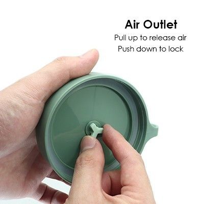 Casual PP Soup Cup With Foldable Spoon - 500ml