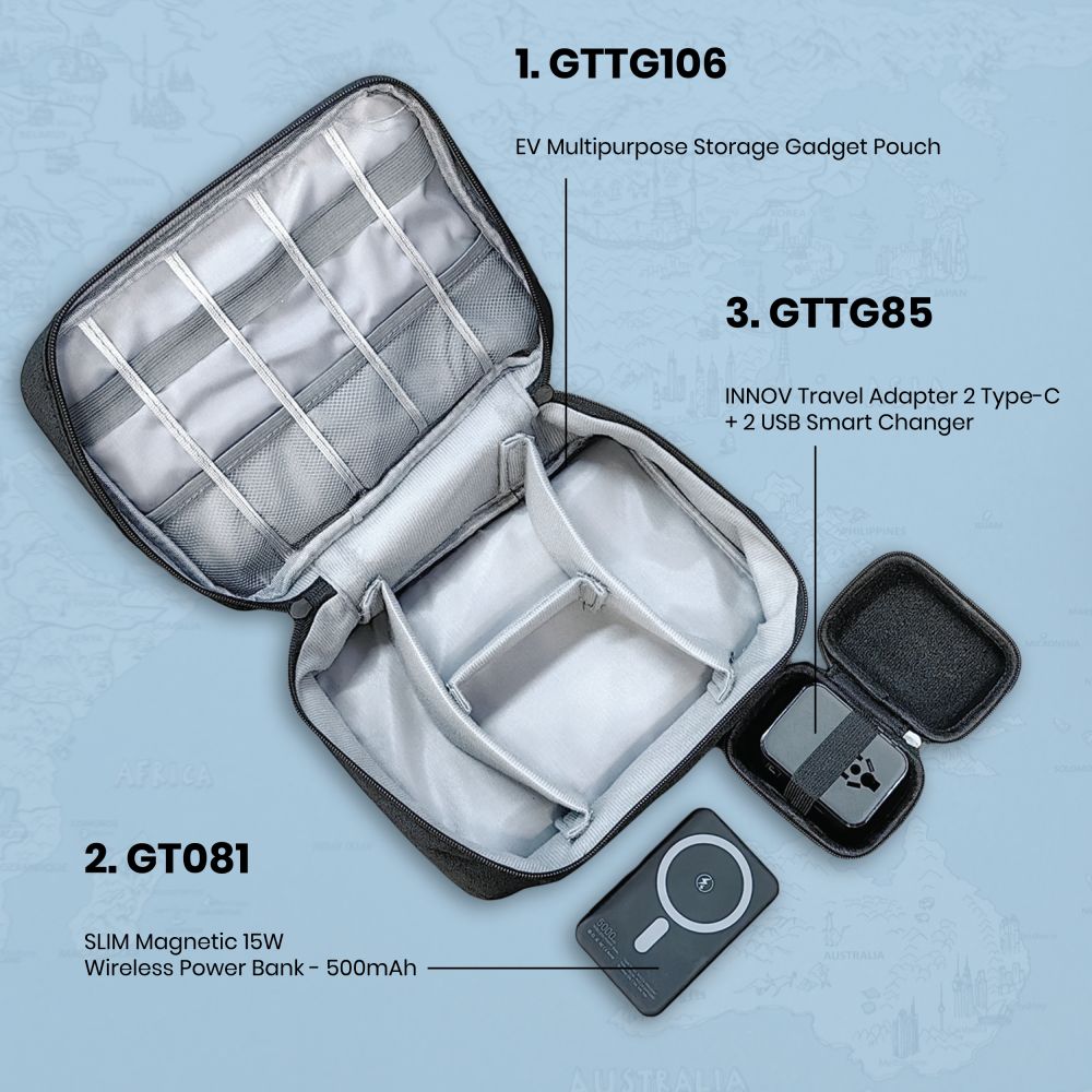 Chargewise Elite Travel 3 in 1 Gift Set