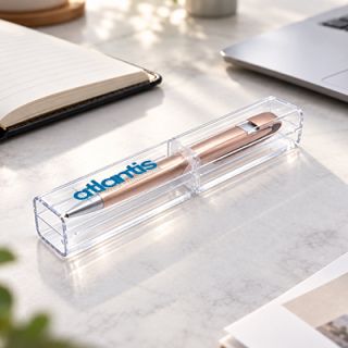 Clear Pen Case with Silicone Spacer