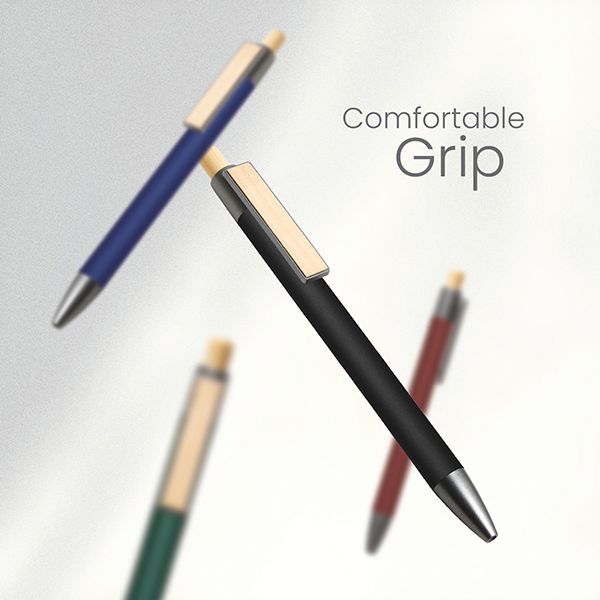 CLIPP Press Action Aluminium Ball Pen
